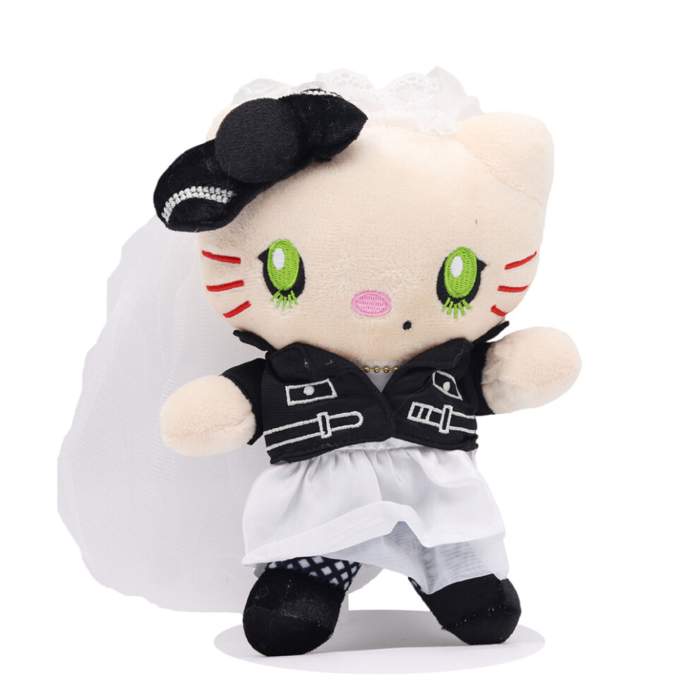 (Bride KT) Childs Play Ghost Bride Hello Kitty Horror Plush Toy For Decorations Halloween