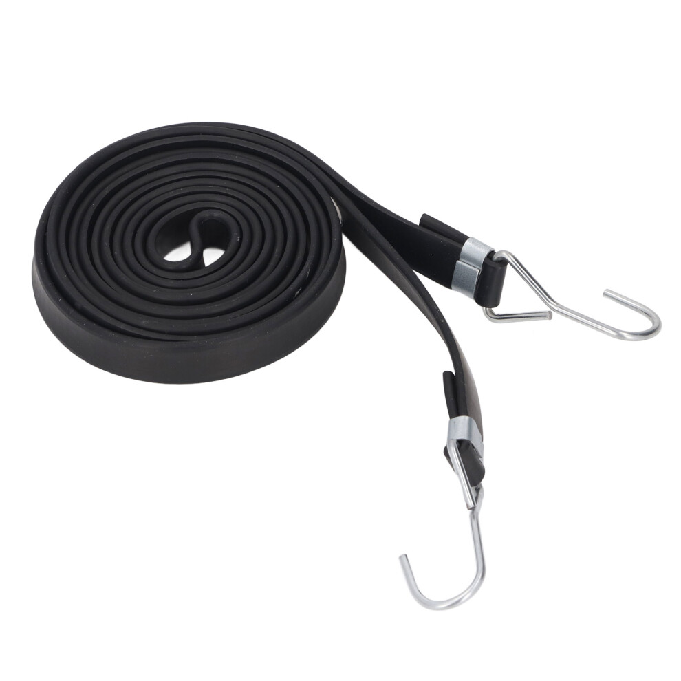 10Pcs 2Cm Black Heavy Duty Bungee Cords 2.5M With Hooks 4181358986799