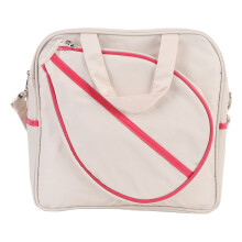 Large Oxford White Badminton Shoulder Bag, Dry & Wet Separation