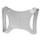 Adjustable Breathable Gray Back Posture Corrector Support Brace, Nylon 4