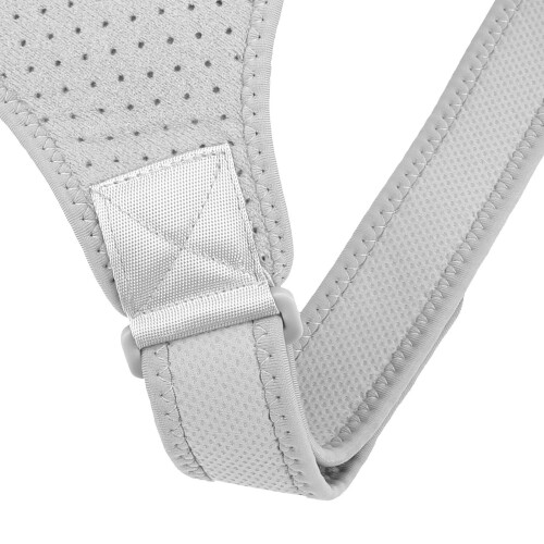 Adjustable Breathable Gray Back Posture Corrector Support Brace, Nylon 2