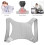 Adjustable Breathable Gray Back Posture Corrector Support Brace, Nylon 10