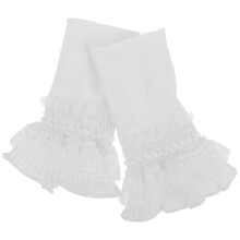 1 Par Polyester Blommiga Manschetter För Kläder