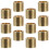 12Pcs Snooker Pool Cue Ferruler: Tips - Reparationsverktyg 11