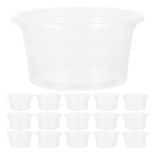 50Pcs Reptil Vattenmugg 25 Ml Transparent För Gecko Groda