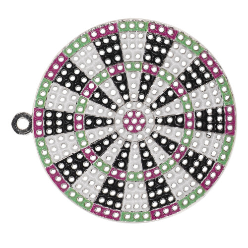 Sidig Dartskiva Charm Hängande Mini Anhängare