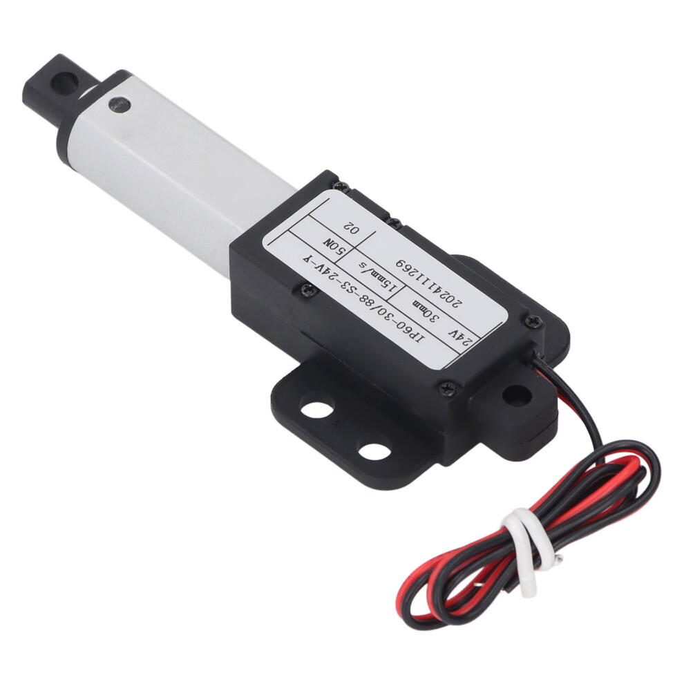 Electric Linear Actuator 24V 30Mm Stroke 50N Thrust Waterproof Ipx4 3541358989571