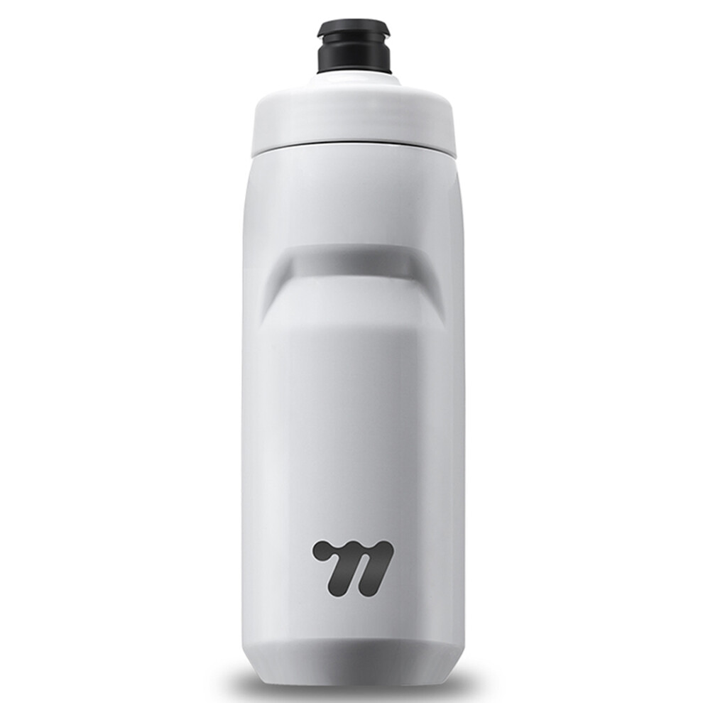Insulated Bike Water Bottle 6-24h Stainless Steel 22.5cm Snow Mountain White-image-OPC-PMT6T9N-NEW
