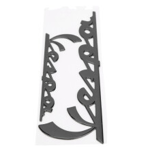 3D Vespa Emblem-Aufkleber für GTS300 LX125 LX150 Primavera 300 Schwarz
