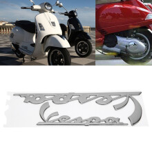 Silbernes Emblem 3D-Aufkleber für Vespa LX125 LX150 Primavera 300 GTS300 IE