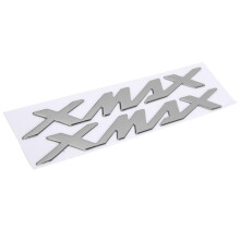 3D Silberne Motorrad-Emblem-Aufkleber für XMAX 125/250/400 Wasserdichte Decals