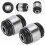 2pcs Rear Control Arm Upper Bushing for E36 E46 Z4 45mm Silver Black 5