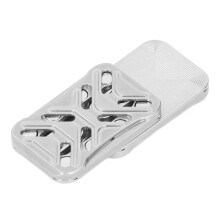 Stainless Steel Haptic Push Slider Stress Relief Card 45x29x10mm