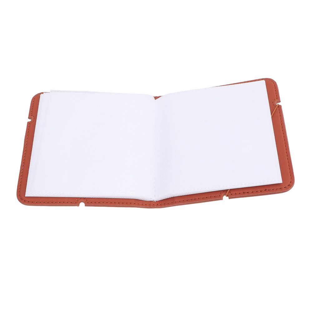 28 Pockets Pvc Leather Photo Album For W210 W300 W400, 86X108mm Brown 9431358992562