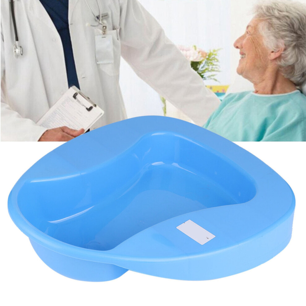 Heavy Duty Plastic Bedpan 36.5x30cm, Reusable, Hospital Quality