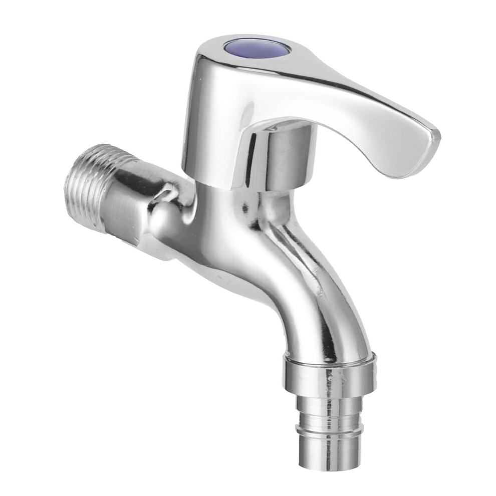 G1/2 Male Wall-Mounted Bathroom Faucet Single Cold Copper 8Cm 7651358994386