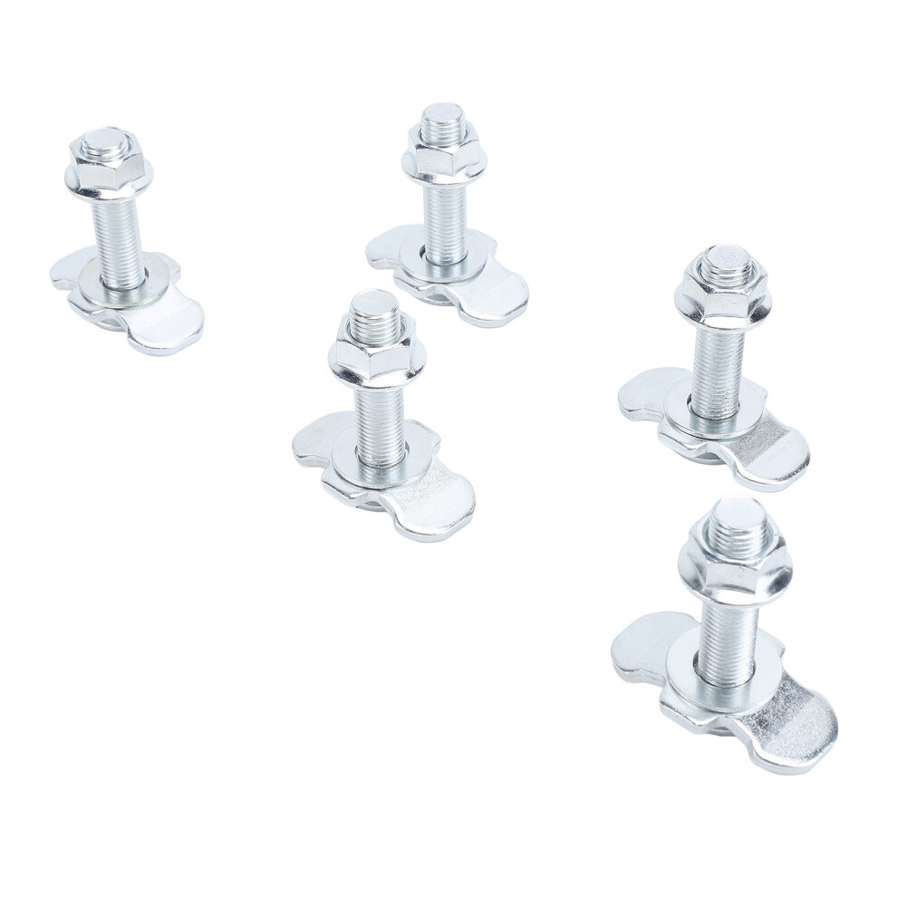 5Pcs M10x45mm Carbon Steel L Track Double Lug Threaded Stud For Truck & Trailer 7631358994074
