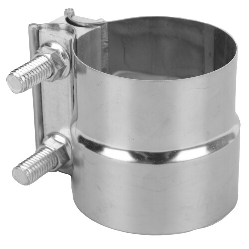 3er Edelstahl-Schalldämpfer Clamp für Auspuff, Downpipe, Header 1