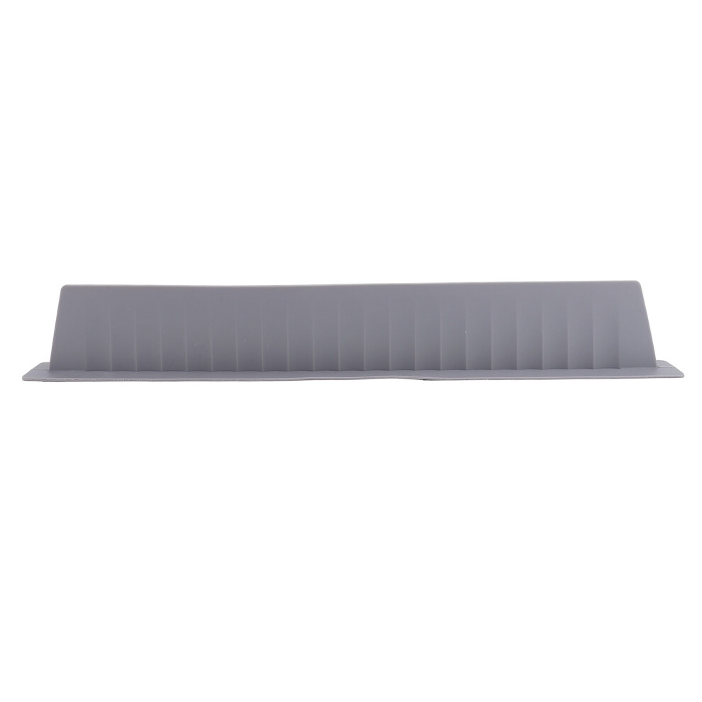 Dark/Gray Silicone Splash Guard For Kitchen Sink - Waterproof Barrier