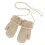 Barn Vinterhandskar Dubbelskiktade Stickade Beige 1-4 10