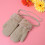 Barn Vinterhandskar Dubbelskiktade Stickade Beige 1-4 5