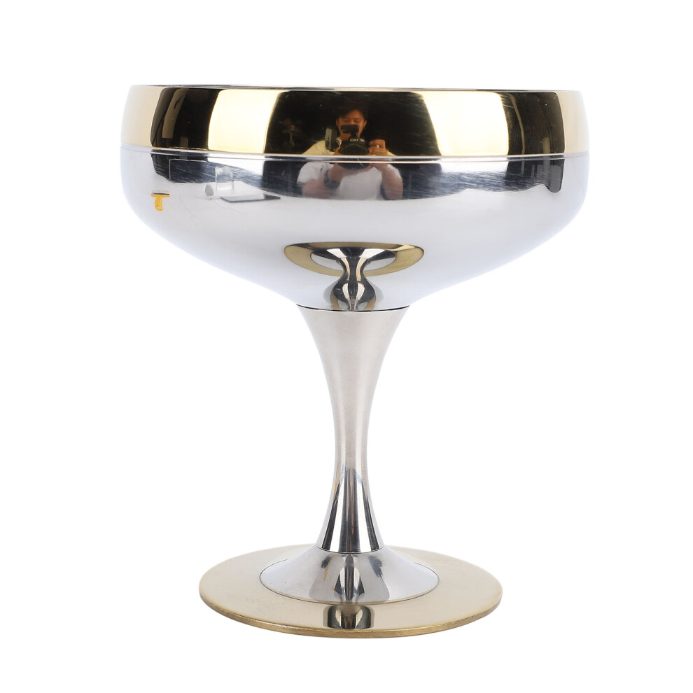 Stainless Steel 200ml Ice Cream Goblet - Drop Resistant Footed Dessert Bowl-image-OPC-PMT75M2-NEW