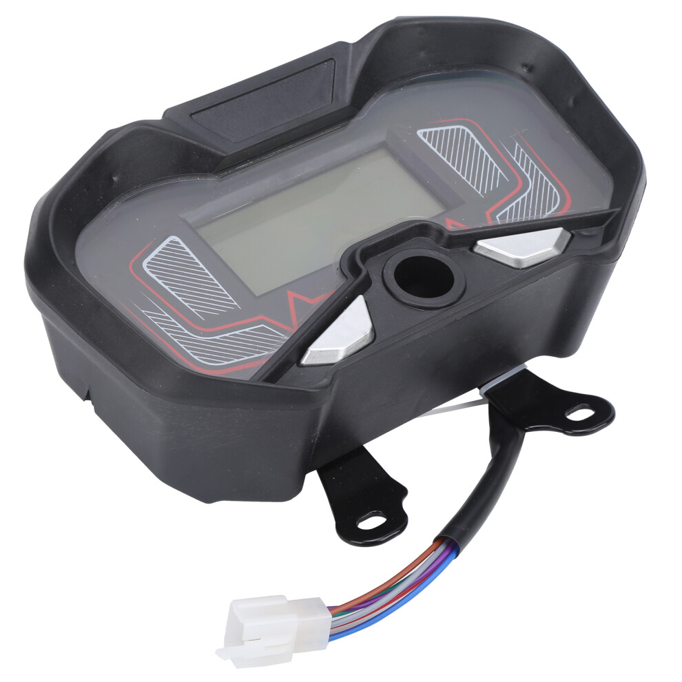48â60V Electric Tricycle Dashboard Fuel Gauge with LCD Speedometer-image-OPC-PMT75WR-NEW