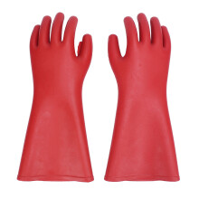 2 Stück elektrisch isolierte Handschuhe aus rotem