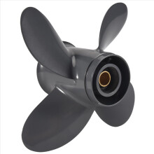 Elice cu 4 pale 9 1/4X10 pentru Honda și Yamaha Outboard BF8D/BF9.9D BF9.9/BF15A BF15D/BF20 8 caneluri 58134-ZV4-010AH