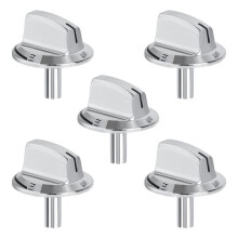 5-pack uppgradering 5304525746 långa spisknoppar, kompatibel med Frigidaire gasugn