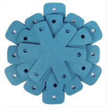 Pot Pan Protectors,Set of 12 and 4 Different Sizes,Larger & Thicker Cyan Protector Pads, Separator Pads