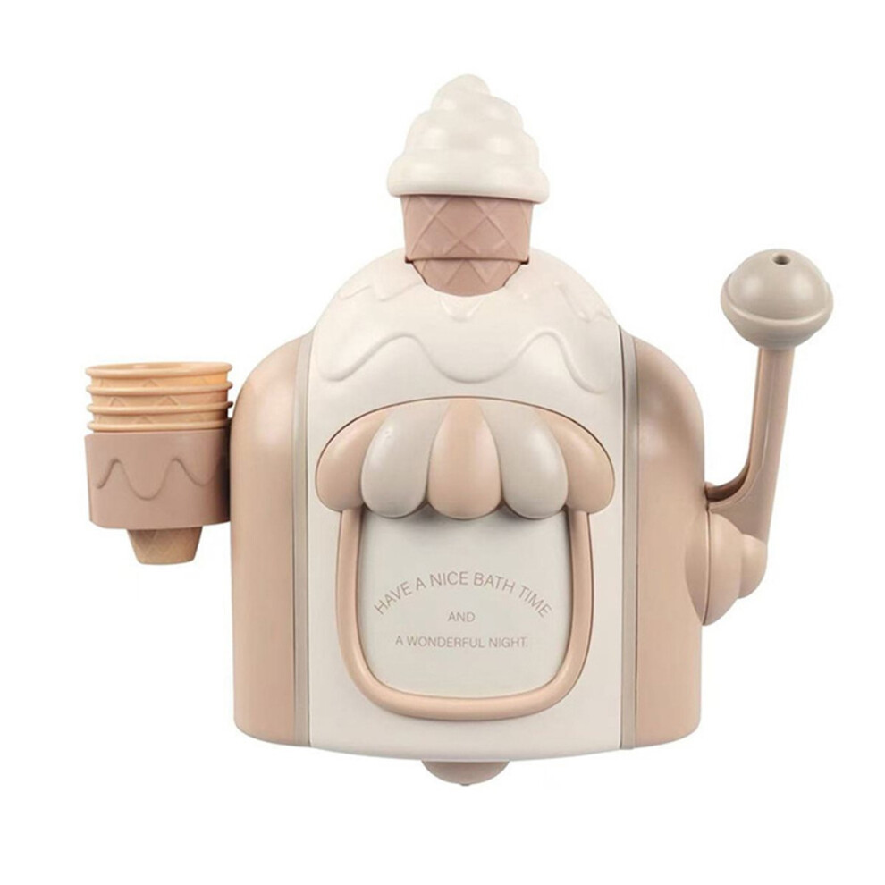 Ice Cream Foam Machine Car Bath Toys Toddler Maker Bubble Play Powerful Suction B-image-OPC-PMT77GB-NEW