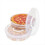 12-Inch Pie Carrier with Lid and Divider, 2-Pack Reusable Pizza Storage Container, Expandable Handle 1