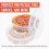 12-Inch Pie Carrier with Lid and Divider, 2-Pack Reusable Pizza Storage Container, Expandable Handle 5