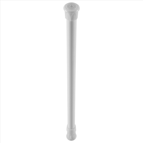 Teleskopisk duschstångsdraperi teleskopisk vit 30-50 cm 1
