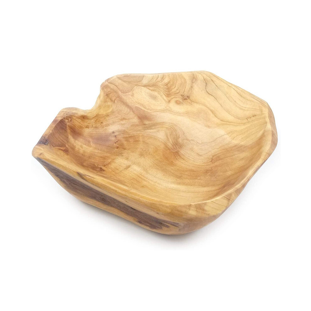 Wooden Fruit Salad Serving Bowl Hand-Carved Root Bowls Creative Living Room Real Wood Candy 20-24cm-image-OPC-PMT77PD-NEW
