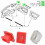 40pcs for BMW 3 Series E46 E90 E91 E92 E93 X5 E53 Car Door Interior Dashboard Dash Trim Panel Moulding Clips 5