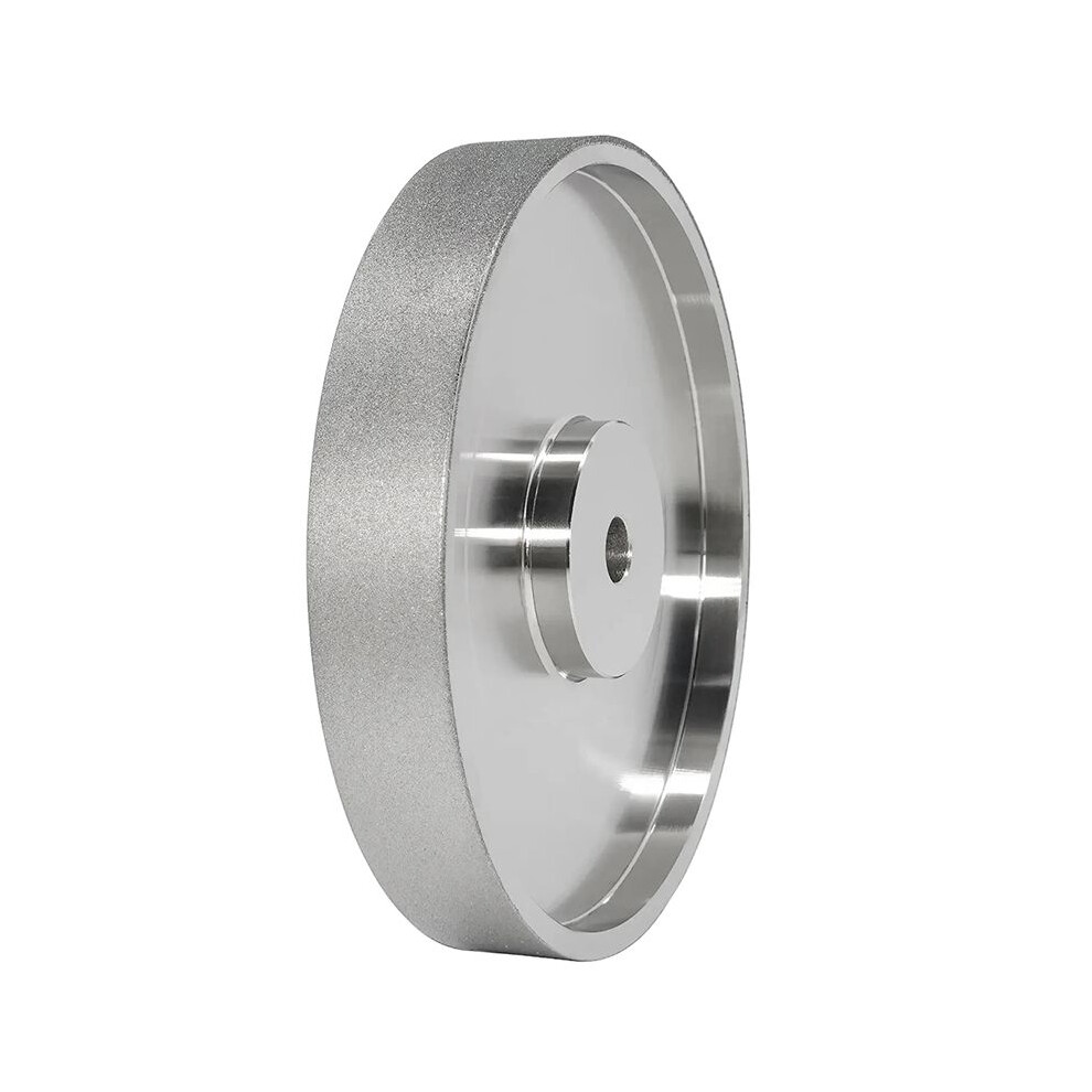 Cbn Grinding Wheel, 6Inch Dia X 1Inch Wide, With 1/2Inch Arbor, Diamond Wheel For Sharpening Hss, 320 Grit 4853796311098