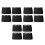 12 Pack - Black Server Waist Aprons, Waitress Half Apron Belt Pocket 1