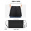 12 Pack - Black Server Waist Aprons, Waitress Half Apron Belt Pocket 4