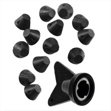 12 stuks vervangende spikes voor voetbalschoenen met 5 mm schroefdraad van 13 mm