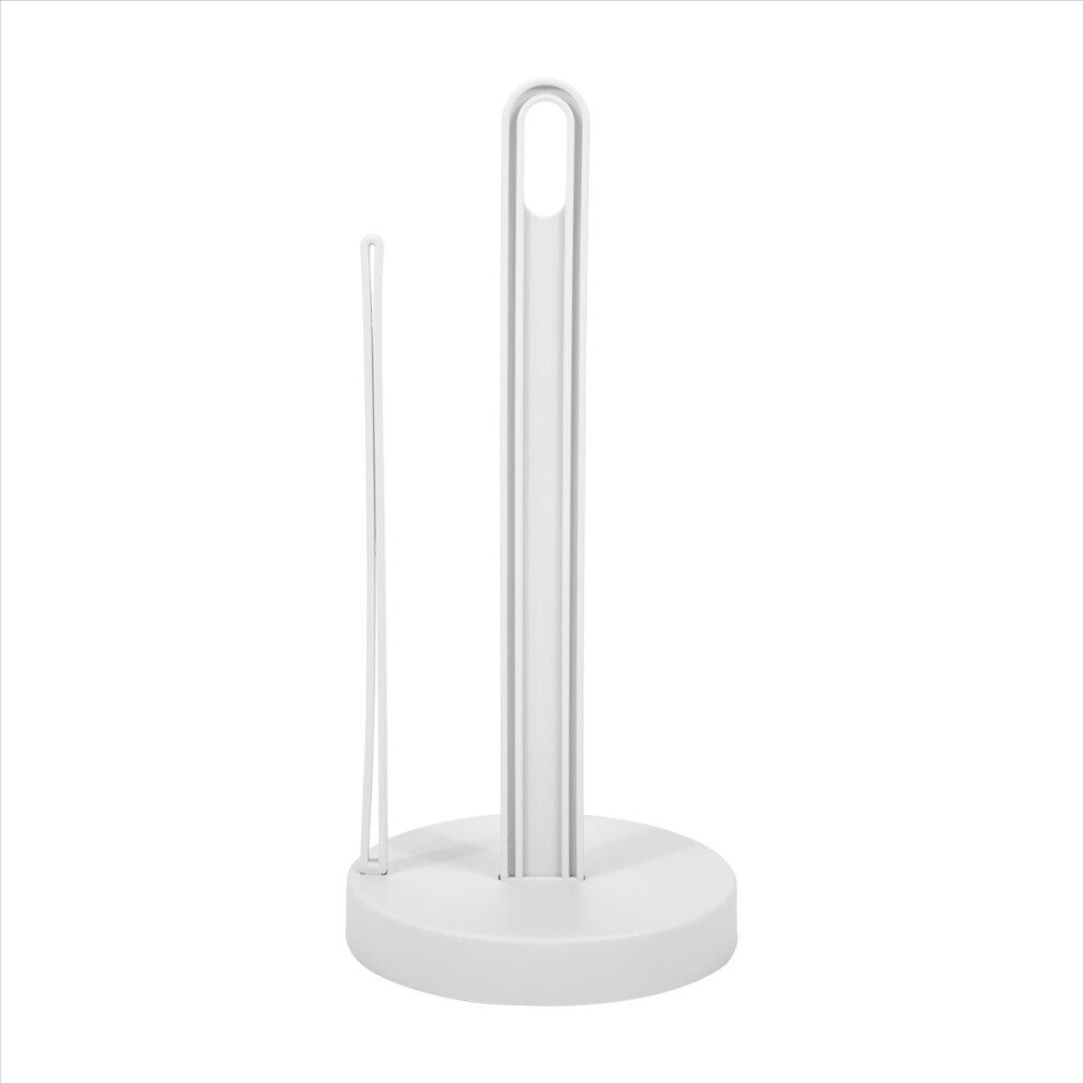 Toilet Kitchen Paper Towel Roller Tissue Holder Plastic Rack Desktop Floor Vertical Napkins Stand Bathroom Storage-A-image-OPC-PMT78WP-NEW