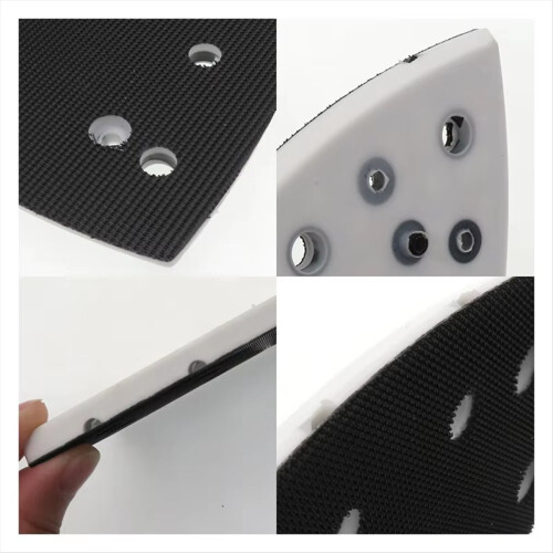 2PC 98x148mm Dust-Free Backup Sanding Pad for Hook Loop Discs, Replace DTS 400/DS400 REQ Sander Grinding Machine 2