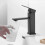 2 robinets de lavabo, eau chaude et froide, noir mat 6
