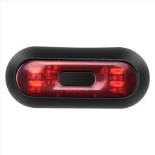 LED-Helmlicht, wiederaufladbares Motorrad-Bremslicht, rotes Rücklicht mit Sicherheitswarnung für Nachtfahrten