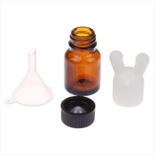 1 sett lekkasjesikker aroma eterisk olje inhalatorhette mini parfymedispenserflaske