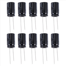 10 stk. 22uF 400V 105C radielle elektrolyttkondensatorer svarte 13mm x 21mm