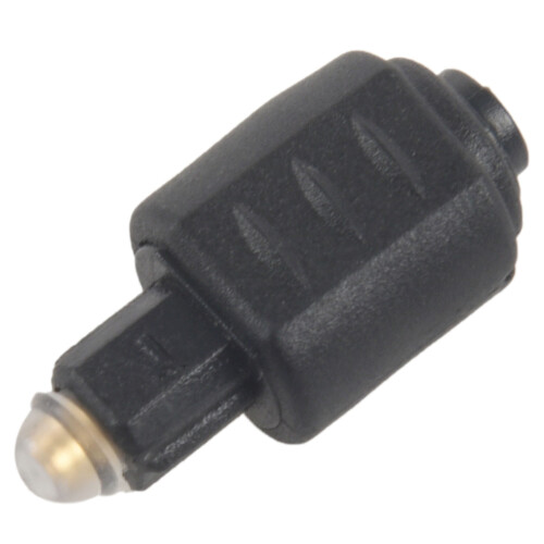 Mini optický audio adaptér 3,5mm samice jack na digitální Toslink samec pro zesilovač