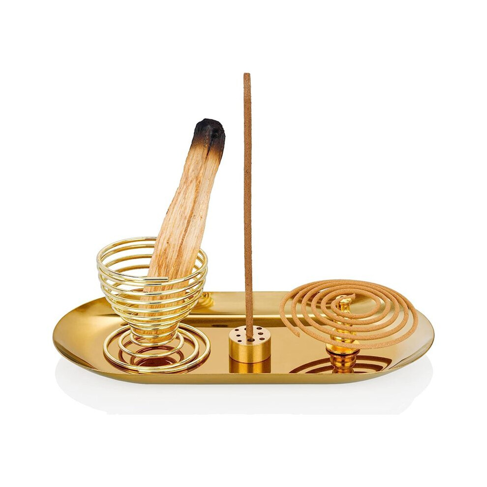 4Pcs Incense Holder, Sage Burner for Sticks/Coil Incense/Incense Cones,for Meditation Yoga Room-image-OPC-PMT79ZF-NEW