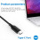 100W USB C bærbar strømadapter type PD vegg hurtiglader Fort for 4